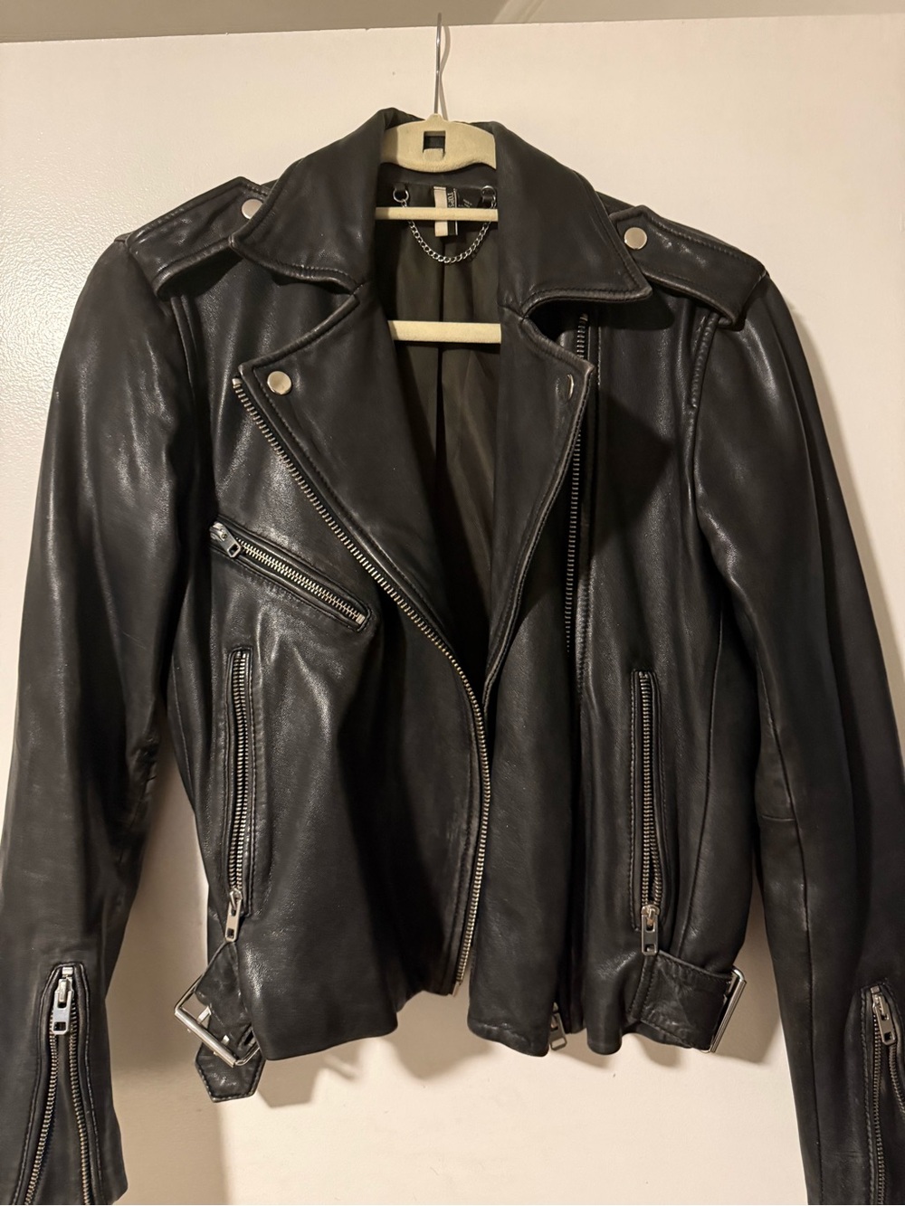 TOPSHOP Leaher Biker Jacket - Classic Moto Style